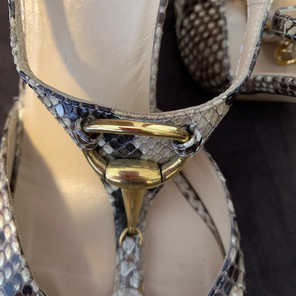 Gucci limited edition snakeskin heels,size 40 in excellent condition - Picture 8 of 8